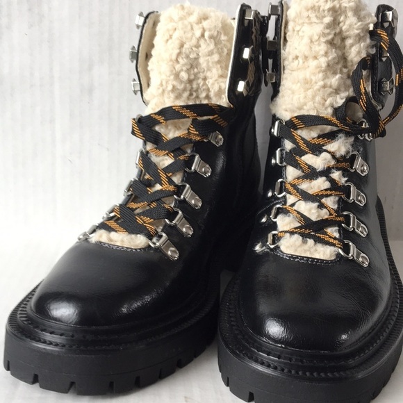 NWOB Circus by Sam Edelman Flora Shearling Hiker Boot - Picture 6 of 16